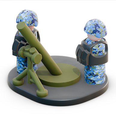 PLANMC Mortar team